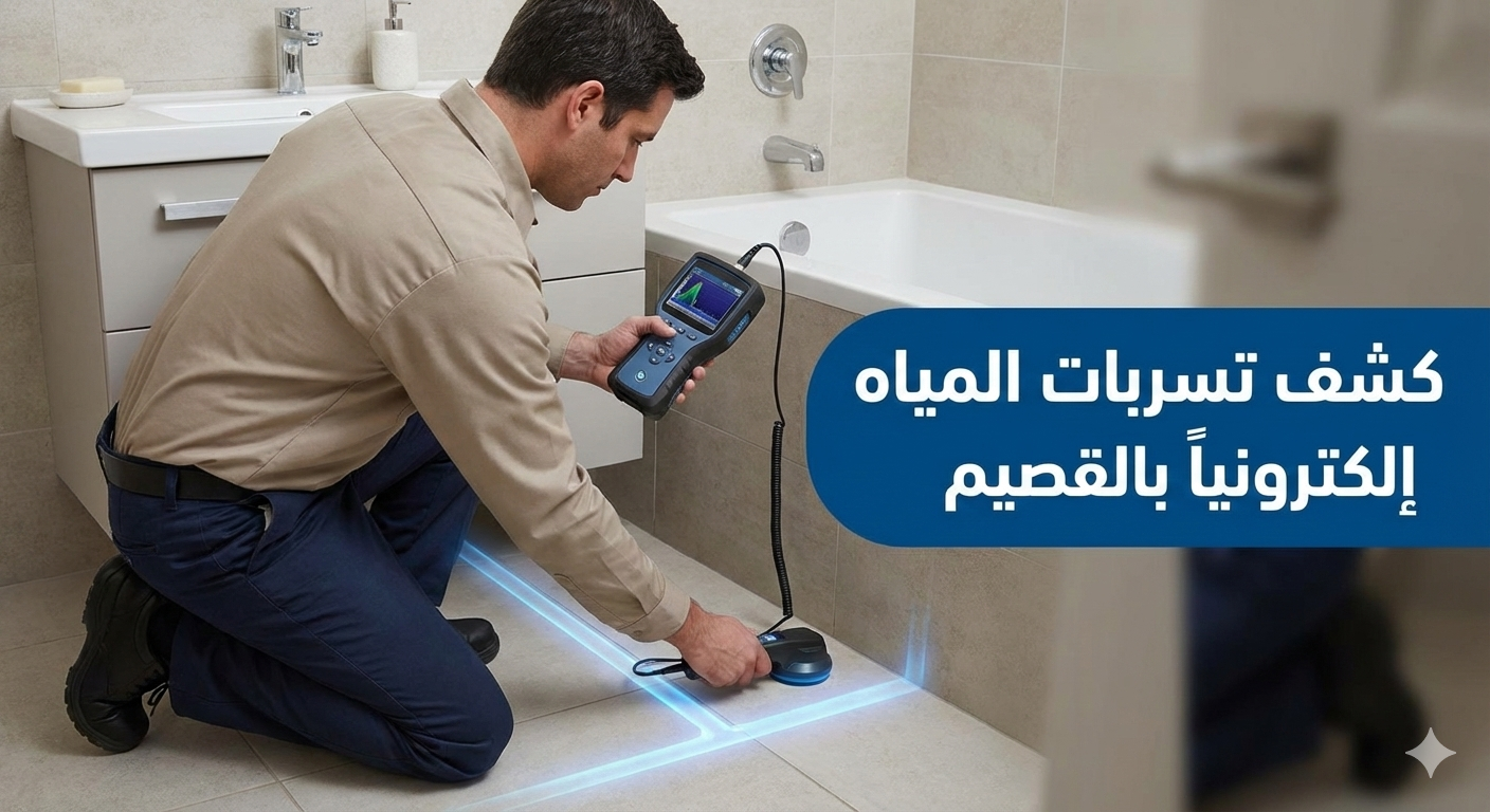 كشف تسربات المياه بالقصيم: الحل النهائي لمشاكل الرطوبة وفواتير المياه المرتفعة